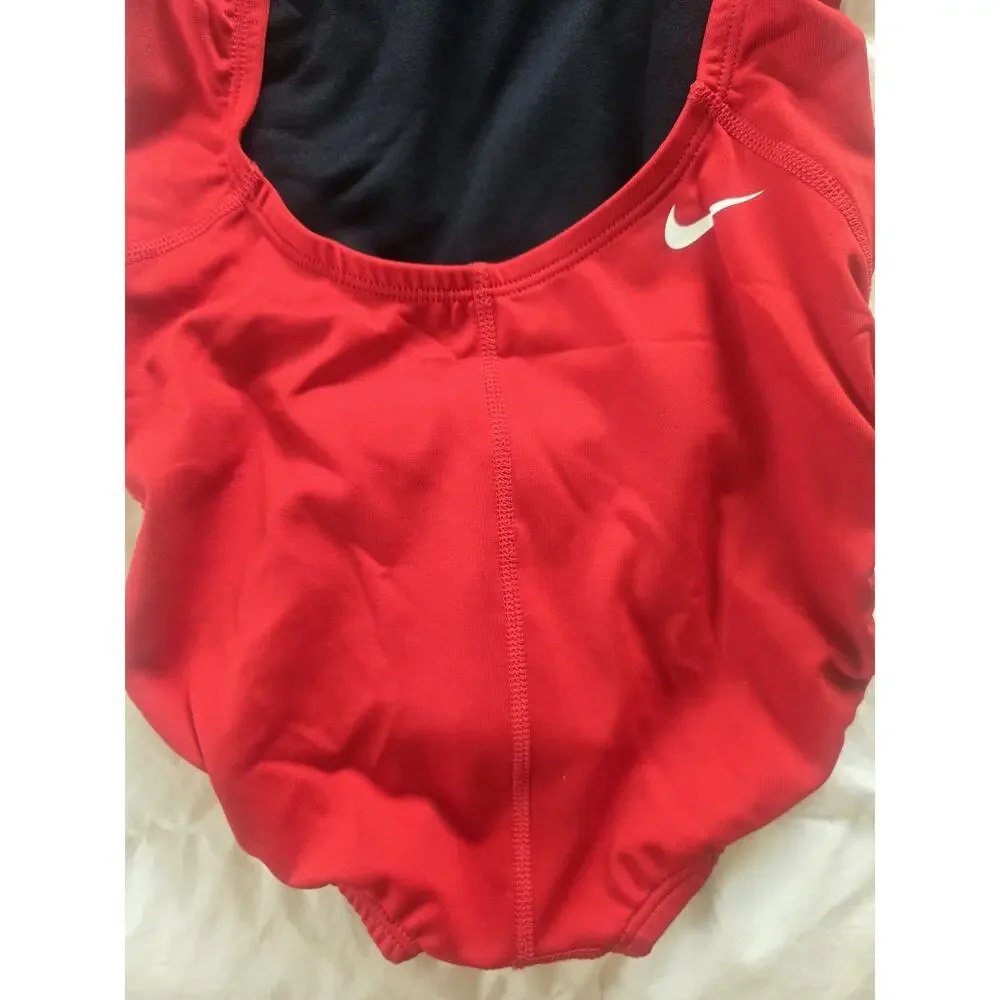 Nike Guard One Piece Swimsuit Women's Racerback Performance NESS8059 new$78 sz 8